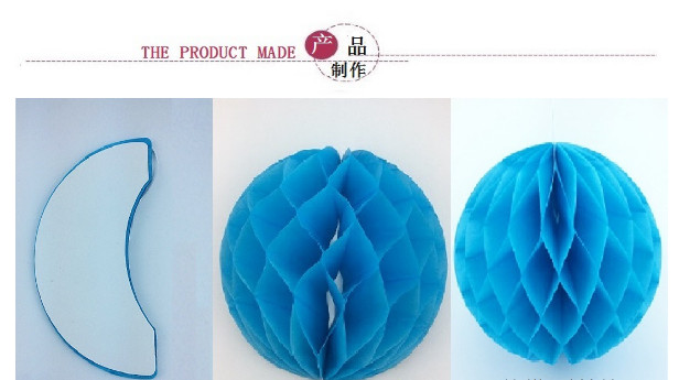 Honeycomb ball wedding wedding room supplies Europe and the United States paper ball export Round honeycomb wholesale