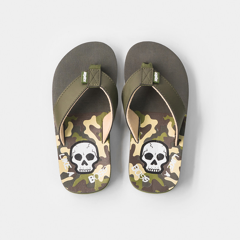 Kids Anti Impact 32EU EVA Flip Flop With Fabric Wide Strap