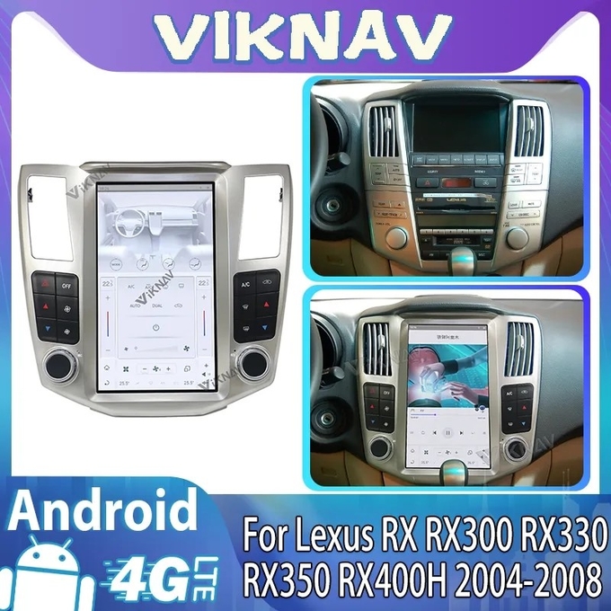 12.1 Inch Touch Screen Car radio For 2004-2008 Lexus RX Series Navigation GPS Multimedia Player Wireless Carplay 4G