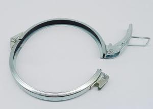 China Ventilation Ducting 80mm Galvanised Pipe Clamps Quick Lock Fittings wholesale