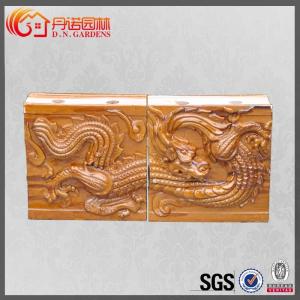 China Mosque Chinese Roof Ornaments Dragon Garden Pavilion Decorative Clay Ridge Tiles wholesale