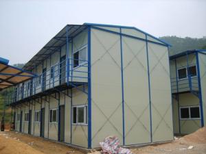 China 15-35 years labour camp eps sandwich panel prefabricated house with 10 wind resistamce wholesale