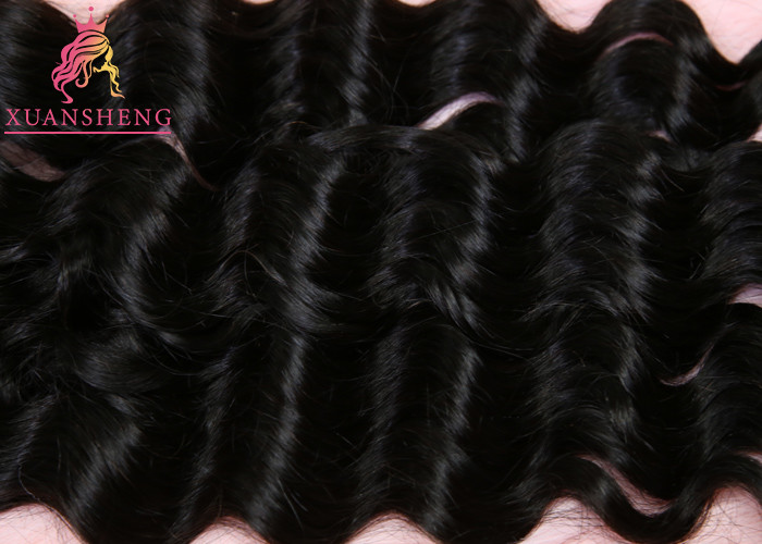 Unprocessed Virgin Hair From India Malaysian Wave Extensions Natural Color