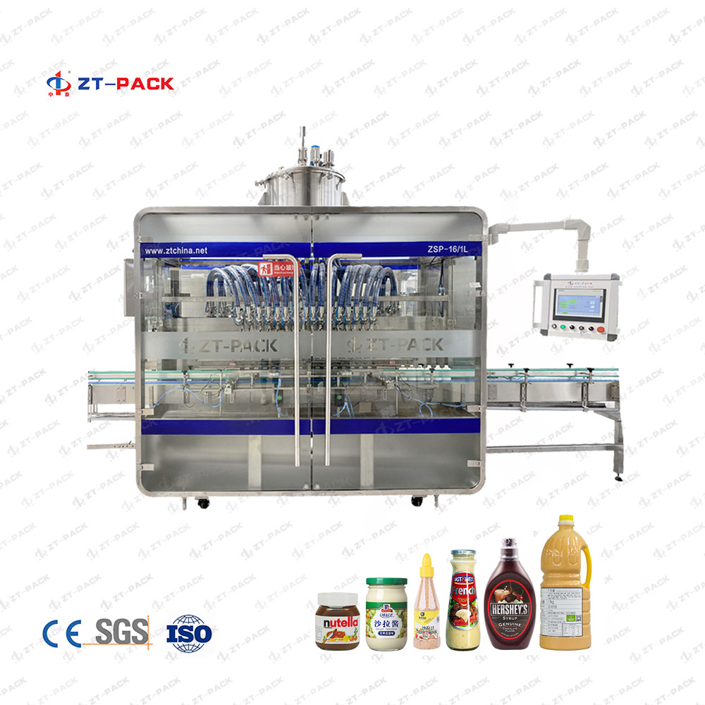 500ml Mustard Packing Machine 200ml 1000bph Jam Jar Filling Machine