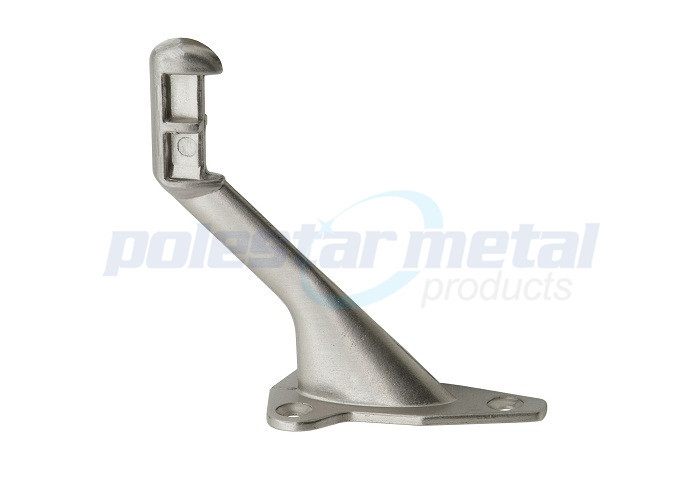 3 Inch Decorative Door Hardware Brushed Chrome Heavy Duty Handrail Brackets