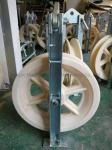 Overhead Line Stringing Conductor Pulley Cable Feeding Sheave 916mm