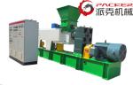 Double Stages Plastic Granulator Machine , PVC Granulating Machine Safety