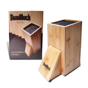 China Durable Bamboo Knife Block Customized Size High Strength Free Of Heavy Metals wholesale