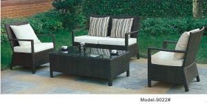China 4pcs rattan/wicker outdoor classic sofa furniture with cushion -9022 wholesale