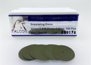 China Green Lab Dental Diamond Discs 25000 Rpm Silicon Carbide Cutting Disc wholesale