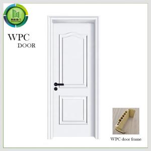 China Hollow Wood Painting WPC Door Composite Flame Retardant Villa Use wholesale