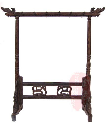 Chinese calligraphy brush pen holder brush pen stand wooden pen rack stand pen