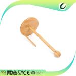 Bamboo kitchen paper towel holder