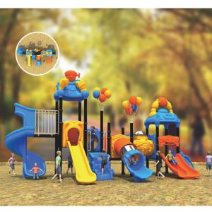 China commercial metal plastic swing sets outside play gym for toddlers wholesale