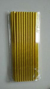 China Golden color drinking paper straw wholesale