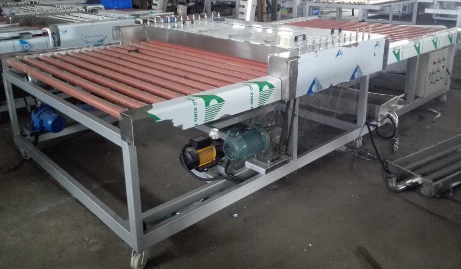 Brushes&Sponge Glass Washing Cleaning Machine for Small Glass