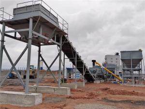 China Road Construction stationary Soil Cement Mixing Plant Equipment 155KW wholesale