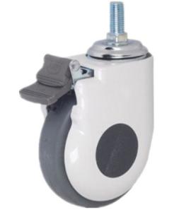 China beauty equipment TPR medical caster 75mm wholesale
