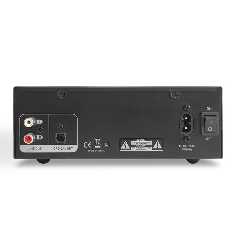 Solid Metal Classic CD Disc Player With RCA Out For Home Theater Audio System
