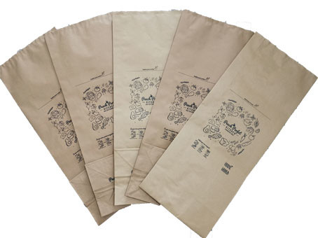 Wast Block Bottom Heavy Duty Pasted Valve Multiwall Lawn Paper Bags