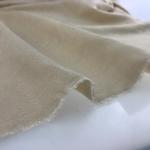 30 / 2 X 14 190gsm Plain Slubbed Ramie Linen Fabric 55 Linen 45 Viscose Fabric
