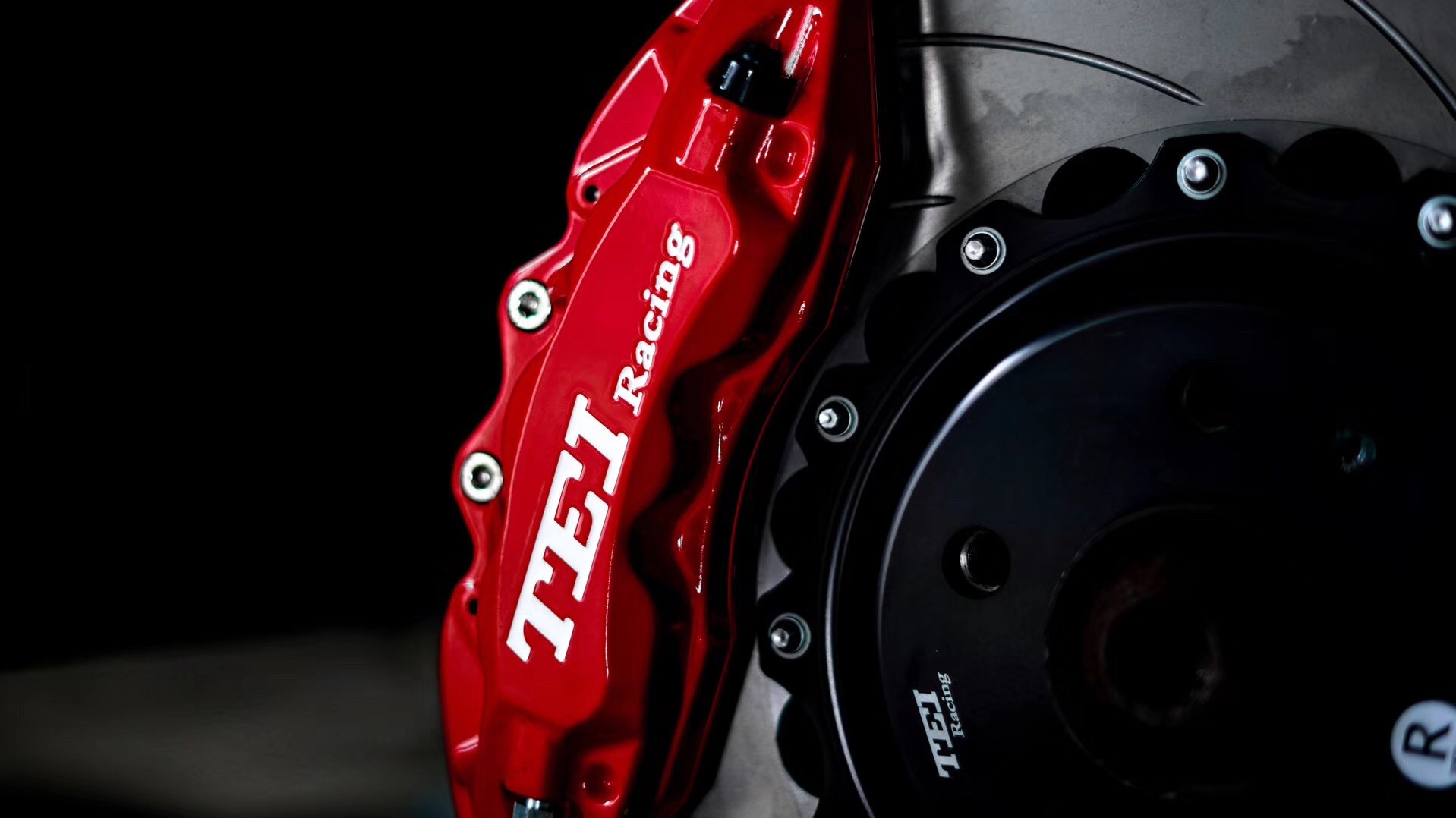 TEI Racing Bbk 6Piston Caliper Big Brake Kit For Audi A4L A6L With 355*32mm Rotor ring