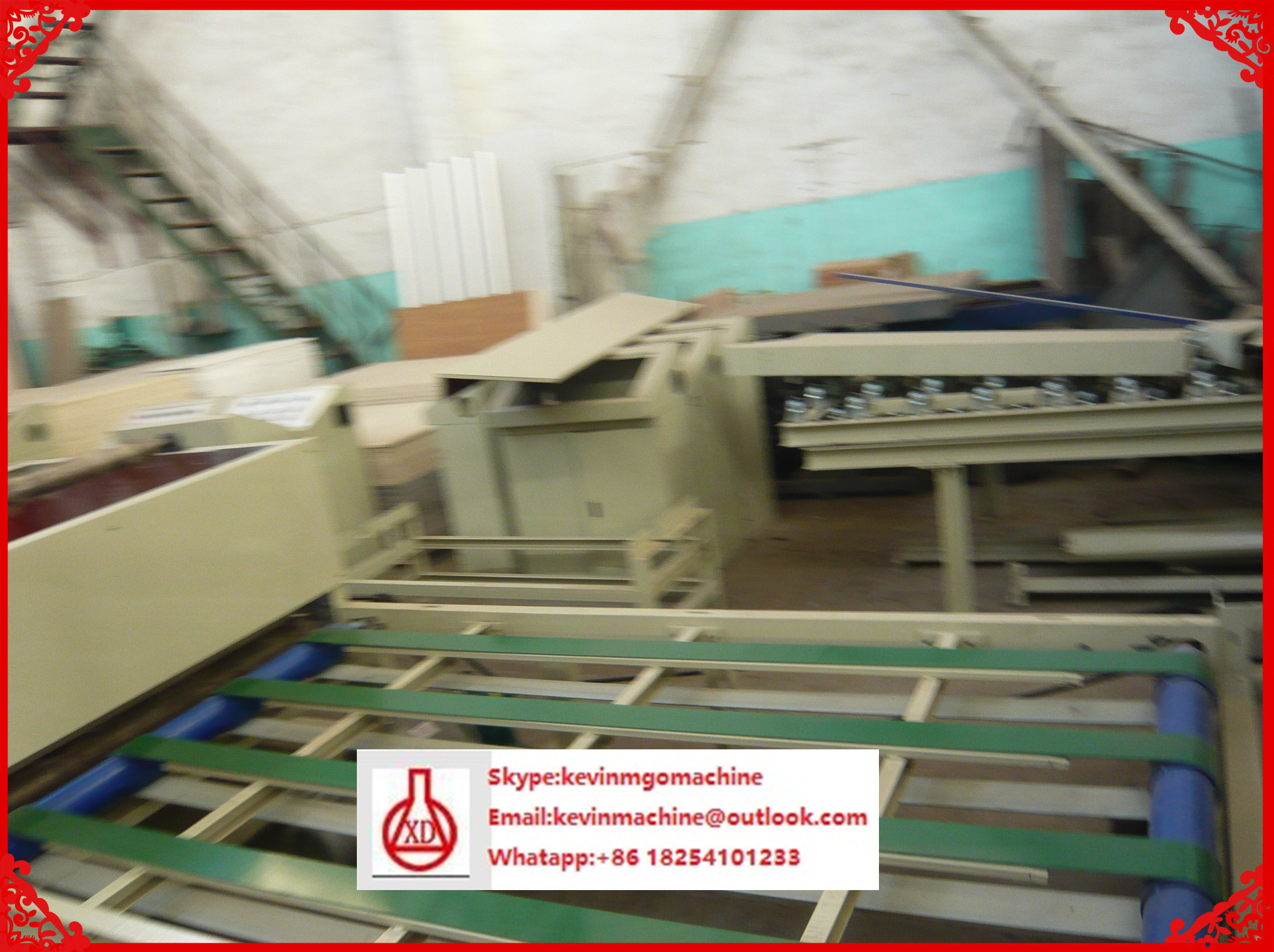 MGO Wall Panel Making Machine , Industrial Full Automatic Sandwich Panel Machinery