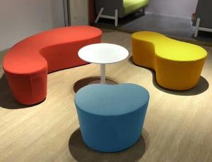 China Public Area Sofa For Rest Area Fabric Couch wholesale