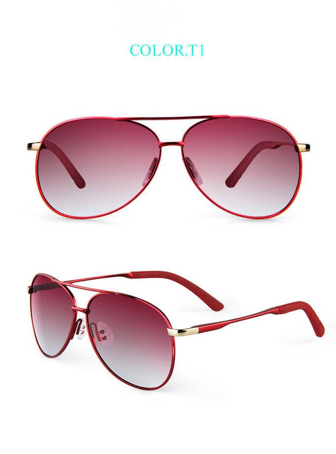 Red Women'S Fashion Sunglasses TAC Toad Promotion Polarized Sunglasses