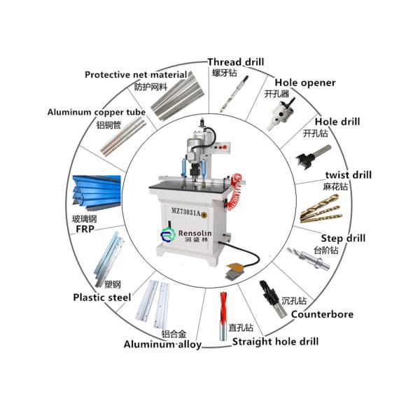 Single Head CNC Hinge Drilling Machine Vertical Boring Machine 1500mm