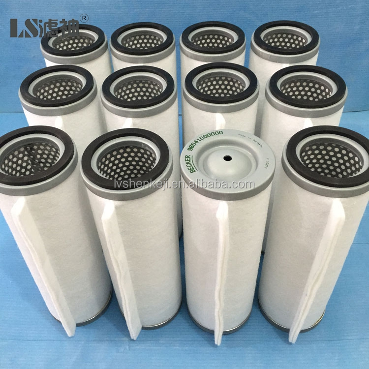 Fiberglass Vacuum Pump Exhaust Filter , 965410 U4.400 Oil Mist Separator Filter