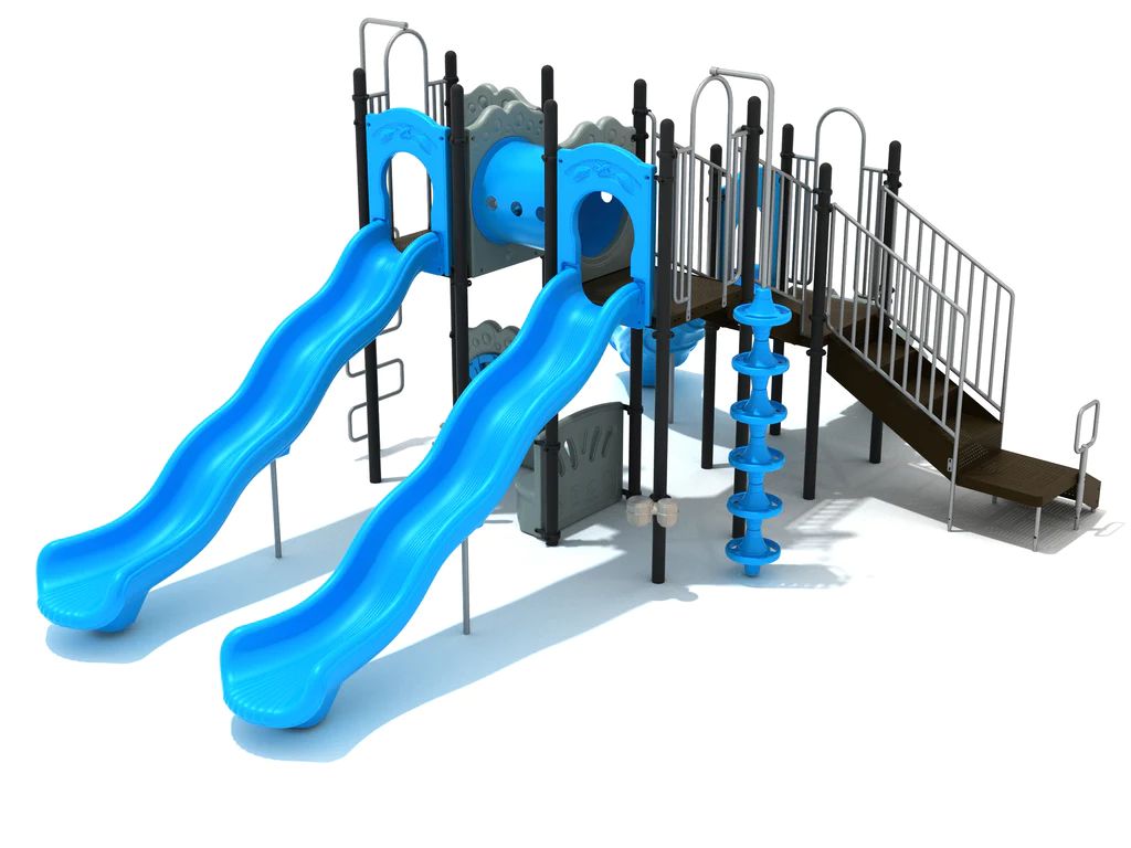 OEM Water Theme Park Play Equipment Tall Hard Plastic Slide For Stairs