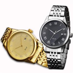 China Casual Minimalist Stainless Steel Quartz Watches Personality Quartz Couple Watch wholesale