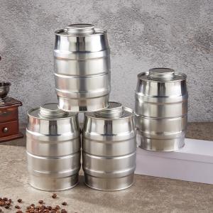 China Metal Coffee Tin Cans 150g-500g Logo Customized For Coffee Beans wholesale