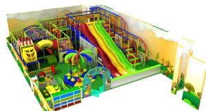China attractive big slide school playground equipment kids play area indoor wholesale