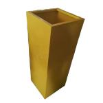 Easy to assemble high white planters vertical flower pots