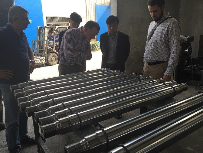 40Cr Hydraulic Cylinder Piston Rod , Quenched / Tempered Chrome Plated Piston Rod