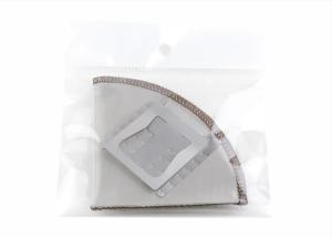 China 304 Stainless Steel Drip Coffee Filter Bags , Cold Brew Coffee Bags With Hanging Ear wholesale