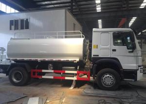 China Automatic HOWO 6 Wheels Water Bowser Truck 15CBM / 12CBM Optional Color wholesale