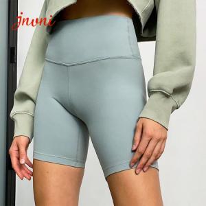 China Women'S High Waist Yoga Short 210gsm Running Exercise Spandex Shorts wholesale
