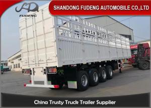 China Steel Mechanical Suspension 60T 4 Axle Fence Trailer wholesale