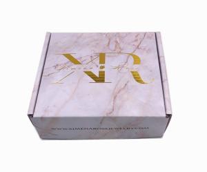 China Logo Printed Recycled Packaging Boxes For Cosmetics Glossy Lamination wholesale