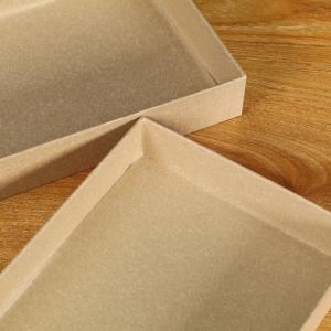 China Brown 350gsm Kraft Paper Gift Boxes Food Safe Foldable wholesale