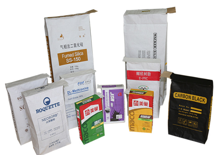 Durable Multiwall Paper Bags M Folded Valve Port Industrial Products Packaging
