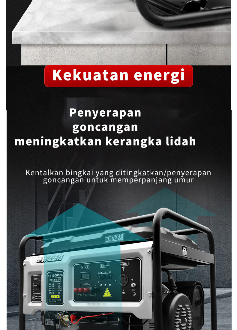 Brand New Gas Powered Dc Generator 5kw Mini Gasoline Generator