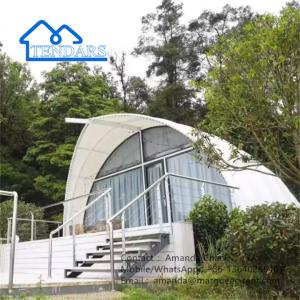 China Outdoor Waterproof Luxury Shell Shape Hotel Tent Glamping Beach Resort Tents wholesale