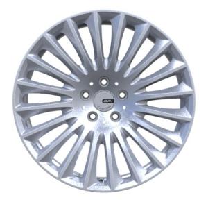 China Silver Multi Spoke Concave Wheels 6061 T6 PCD 5-115 19 Inch wholesale