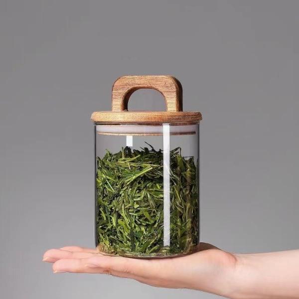 700ml 1000ml 1400ml large wide mouth heat-resisting glass storage jars with