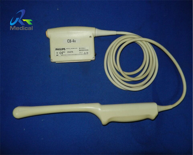 Curved Array Transvaginal 11mm Ultrasound Transducer Probe C8-4V Broadband