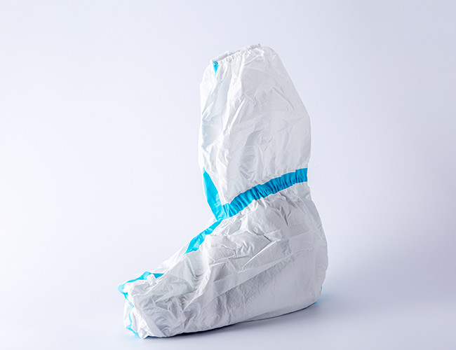 JR Disposable Shoe Covers Isolation ODM PE With Elastic